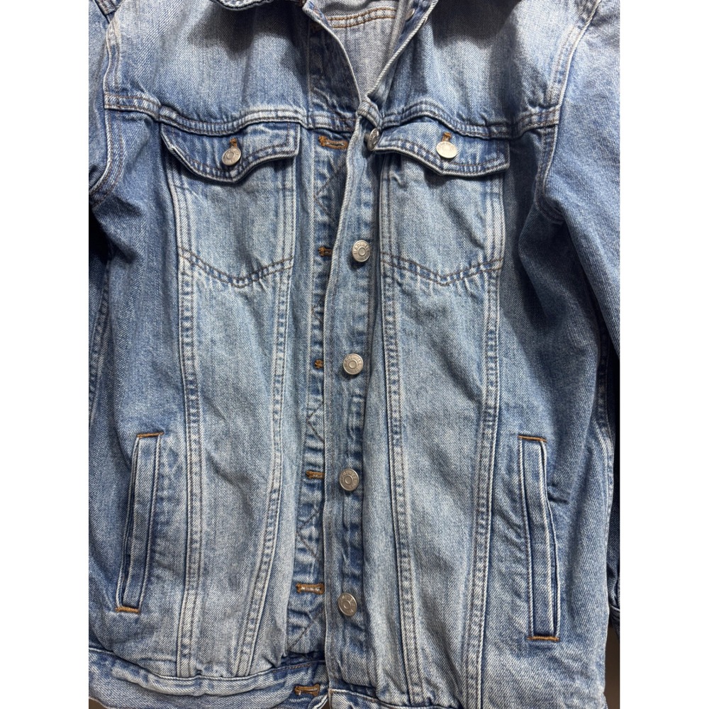Madewell Women's The Oversized Trucker Jean Jacket in Bankfield Wash Size Small - Picture 5 of 10